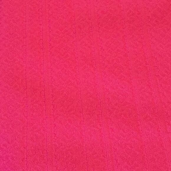 Vintage Pink Textured Skirt Size M Midi Mod Retro - Picture 4 of 5